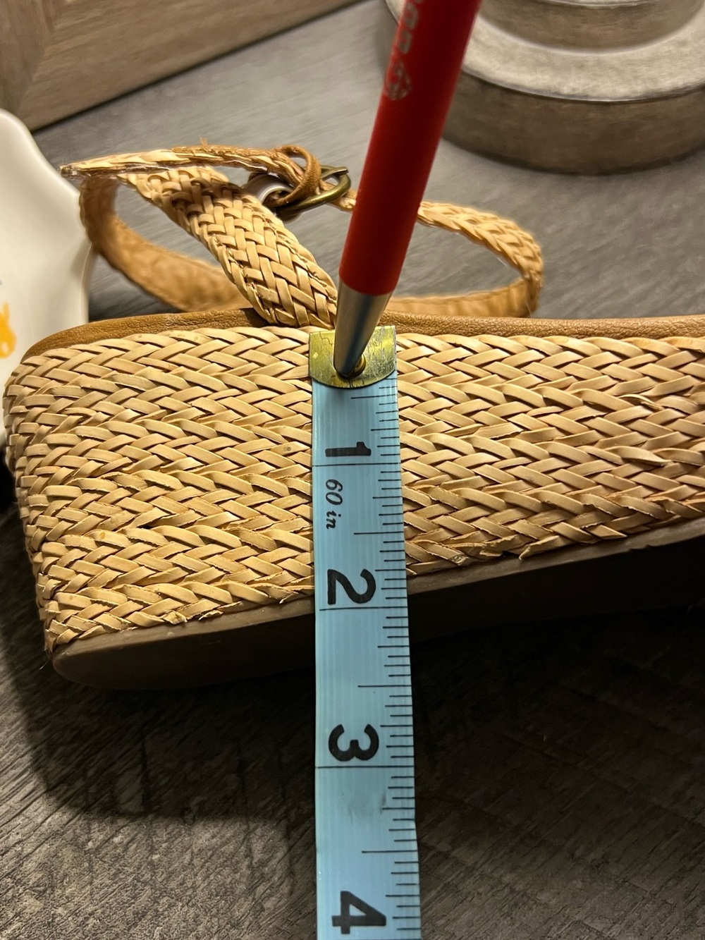 Coconuts by Matisse Braided Strap Wedge Sandals in Natural Tan - Picture 9 of 11